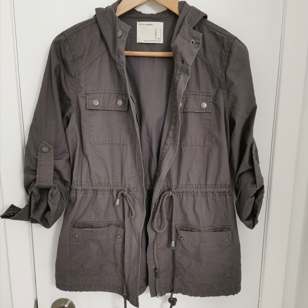 Grey Military Jacket